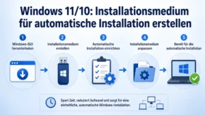 Windows 11/10: Installationsmedium für automatische Installation erstellen