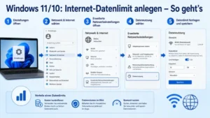 Windows 11/10: Internet-Datenlimit anlegen – So geht’s