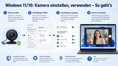 Windows 11/10: Kamera einstellen, verwenden – So geht’s