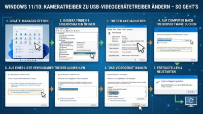 Windows 11/10: Kameratreiber zu USB-Videogerätetreiber ändern – So geht’s