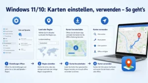 Windows 11/10: Karten einstellen, verwenden – So geht’s