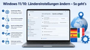 Windows 11/10: Ländereinstellungen ändern – So geht’s