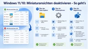 Windows 11/10: Miniaturansichten deaktivieren – So geht’s