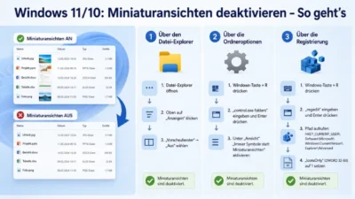 Windows 11/10: Miniaturansichten deaktivieren – So geht’s