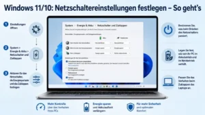 Windows 11/10: Netzschaltereinstellungen festlegen – So geht’s