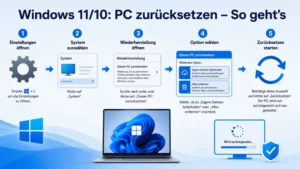 Windows 11/10: PC zurücksetzen – So geht’s