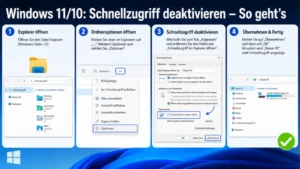 Windows 11/10: Schnellzugriff deaktivieren – So geht’s