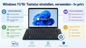 Windows 11/10: Tastatur einstellen, verwenden – So geht’s