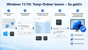 Windows 11/10: Temp-Ordner leeren – So geht’s