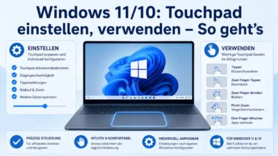 Windows 11/10: Touchpad einstellen, verwenden – So geht’s