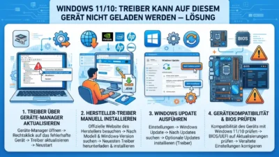 Windows 11/10: Treiber kann auf diesem Gerät nicht geladen werden – Lösung