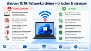 Windows 11/10: Netzwerkprobleme – Ursachen & Lösungen