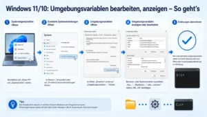 Windows 11/10: Umgebungsvariablen bearbeiten, anzeigen – So geht’s