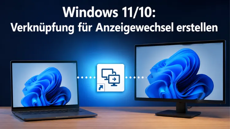 Windows 11/10: Verknüpfung für Anzeigewechsel erstellen