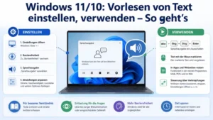 Windows 11/10: Vorlesen von Text einstellen, verwenden – So geht’s