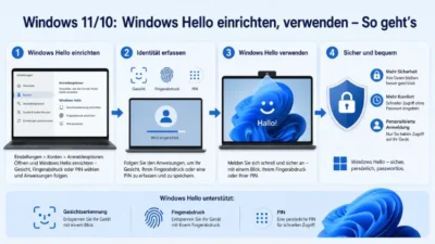 Windows 11/10: Windows Hello einrichten, verwenden – So geht’s