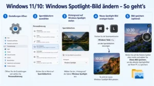 Windows 11/10: Windows Spotlight-Bild ändern – So geht’s