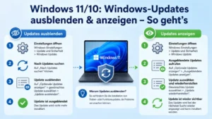 Windows 11/10: Windows-Updates ausblenden & anzeigen – So geht’s