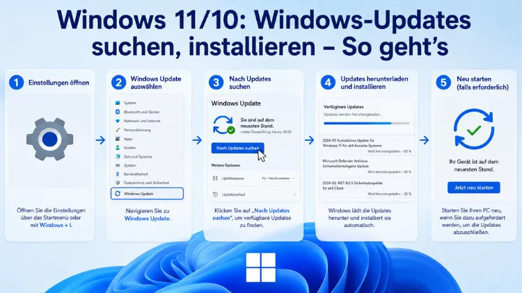 Windows 11/10: Windows-Updates suchen und installieren