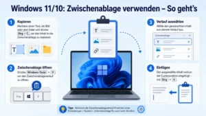 Windows 11/10: Zwischenablage verwenden – So geht’s
