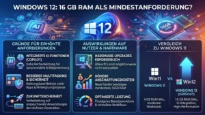 Windows 12: 16 GB RAM als Mindestanforderung?