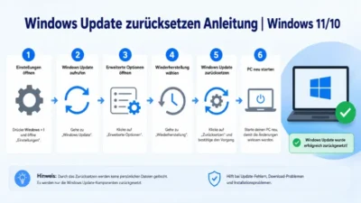 Windows Update zurücksetzen Anleitung | Windows 11/10