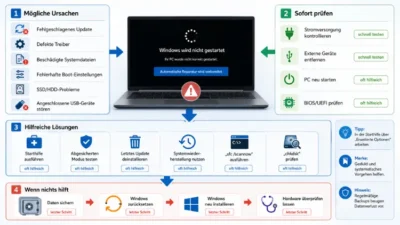 Windows 11/10: Startet nicht mehr? Ursachen & Lösungen