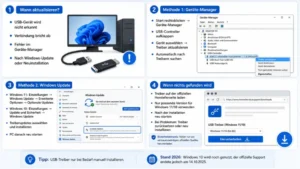 Aktualisieren von USB-Treibern unter Windows 11 und Windows 10