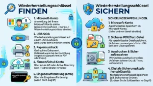 BitLocker: Wiederherstellungsschlüssel finden & sichern