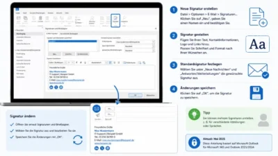 E-Mail-Signatur in Outlook hinzufügen und ändern: So geht’s