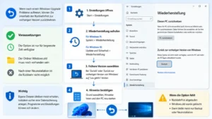 Einfaches Zurückkehren zur vorherigen Windows-Version – Anleitung