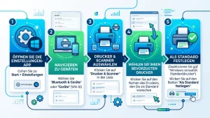 Einstellen Ihres bevorzugten Standarddruckers in Windows 11/10