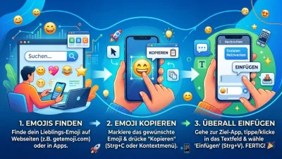 Emojis zum Kopieren und Einfügen: So geht es einfach