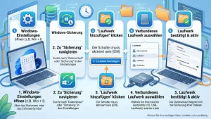 Erneutes Verbinden des Dateiverlaufslaufwerks in Windows 11/10