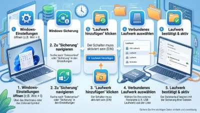 Erneutes Verbinden des Dateiverlaufslaufwerks in Windows 11/10
