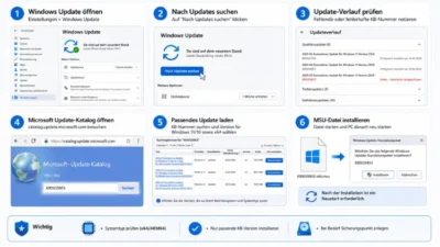 Fehlende Windows-Updates manuell installieren – Anleitung