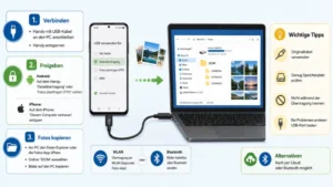 Fotos vom Handy auf den PC übertragen: So geht es fehlerfrei