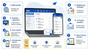 GMX Postfach einrichten: So geht es einfach