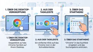 Google Chrome öffnen: So geht es schnell und einfach