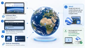 Google Earth starten: So geht es schnell und einfach