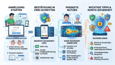 Google Konto einloggen: So geht es sicher und einfach