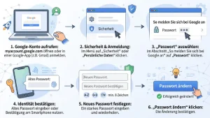 Google Konto passwort ändern: So geht es einfach