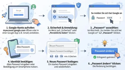 Google Konto passwort ändern: So geht es einfach