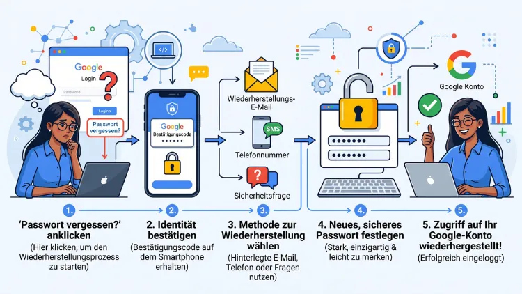 Google Konto passwort vergessen – was tun?