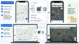 Google Maps Satellitenmodus einstellen: So geht es einfach