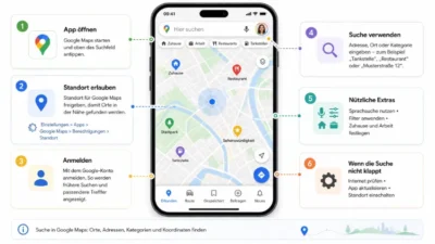 Google Maps Suche aktivieren und einrichten: So geht es