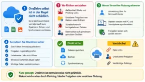 Ist OneDrive schädlich oder gefährlich? Einfach erklärt
