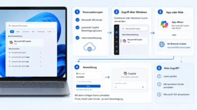 Microsoft 365 Copilot unter Windows öffnen