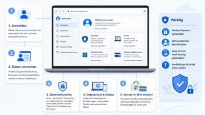 Microsoft Konto verwalten: So geht es einfach und sicher