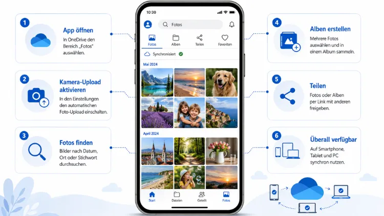 Microsoft OneDrive Photos-App benutzen – so geht’s